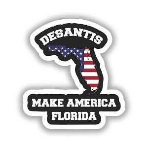 Desantis Make America Florida  Precision Cut Decal