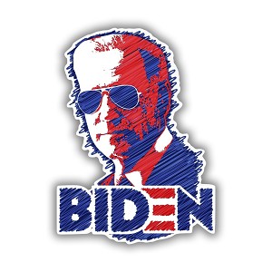 11000-VLA379 Joe Biden Precision Cut Decal