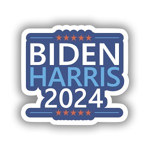 Biden Harris 2024  Precision Cut Decal