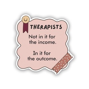 Therapists  Precision Cut Decal