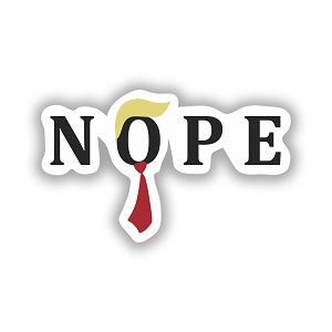 NOPE  Precision Cut Decal
