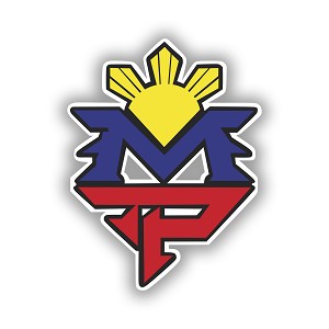 Manny Pacquiao Philippine Flag Sun   Precision Cut Decal