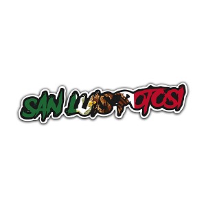 San Luis Potosi Mexico Precision Cut Decal