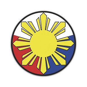 Filipino Flag Philippines Precision Cut Decal