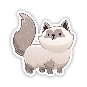Ragdoll Cat   Precision Cut Decal