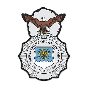 Air Force Security Police Logo  Precision Cut Decal