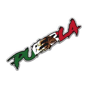 Puebla Mexico  Precision Cut Decal 