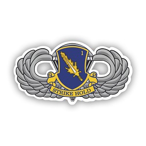 1st Battalion 504th Parachute 82nd Airborne Army   Precision Cut Decal