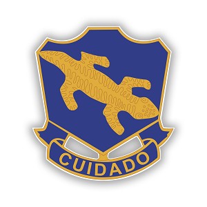 158th RCT Bushmasters Infantry DUI Army WW2   Precision Cut Decal 