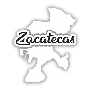 Zacatecas Mexico   Precision Cut Decal 