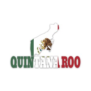 Quintana Roo Mexico  Precision Cut Decal
