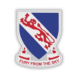 508th Airborne Infantry Red Devils Fury from The Sky   Precision Cut Decal