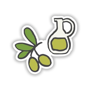 Olive Oil  Precision Cut Decal