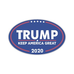Trump 2020 Keep America Great President   Precision Cut Decal