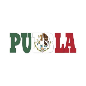 Puebla Mexico  Precision Cut Decal
