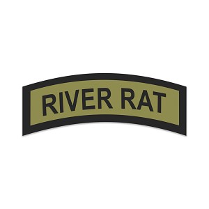 River Rat  Precision Cut Decal