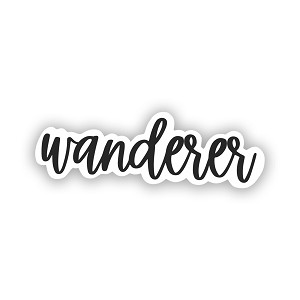 Wanderer Word  Precision Cut Decal