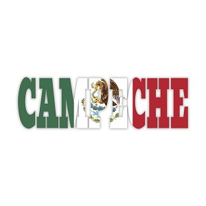 Campeche Mexico   Precision Cut Decal