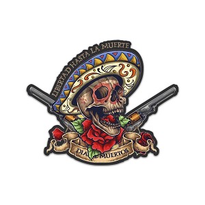 Day of The Dead  Precision Cut Decal