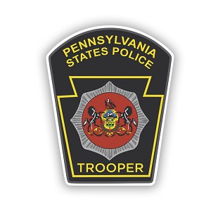 Pennsylvania State Police Trooper  Precision Cut Decal