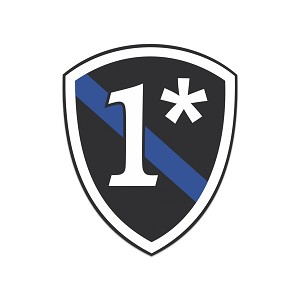 Thin Blue Line 1 Ass to Risk  Precision Cut Decal