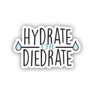 Hydrate or Diedrate  Precision Cut Decal