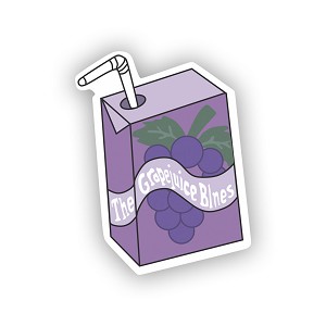 Grape Juice   Precision Cut Decal 