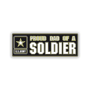 Army Proud Dad of a Soldier  Precision Cut Decal