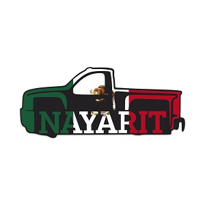 Nayarit Mexico Truck  Precision Cut Decal