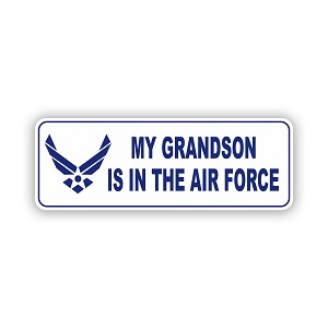 My Grandson is in the Air Force   Precision Cut Decal