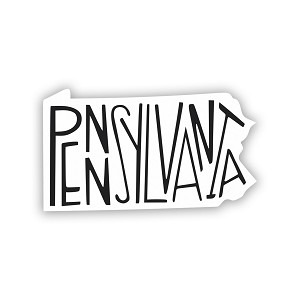 Pennsylvania PA State Pride   Precision Cut Decal