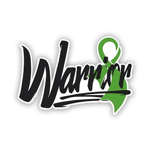 Lyme Disease Non-Hodgkins Lymphoma Warrior   Precision Cut Decal