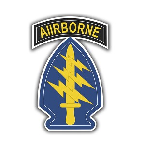 Airborne Lightning  Precision Cut Decal