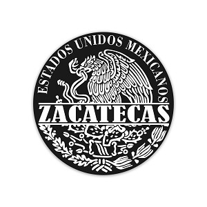 Zacatecas Aguila Escudo Nacional Mexico  Precision Cut Decal