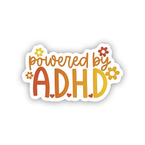 Powered by ADHD  Precision Cut Decal