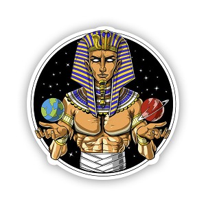 Egyptian Pharaoh Tutankhamun   Precision Cut Decal