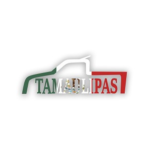 Tamaulipas Mexico Truck  Precision Cut Decal