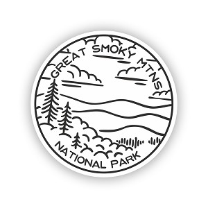 Great Smoky Mtns National Park  Precision Cut Decal