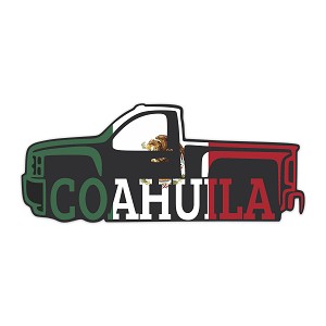 Coahuila Mexico Truck  Precision Cut Decal