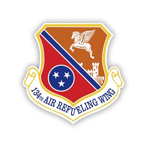 134th Air Refueling Wing Air National Guard  Precision Cut Decal