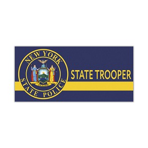 New York State Trooper Badge  Precision Cut Decal