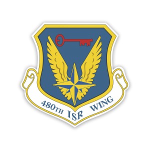 480th Intelligence ISR Wing Air Force  Precision Cut Decal