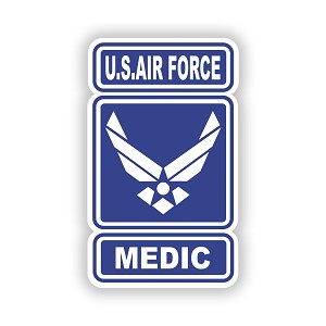Air Force Medic USAF Wings  Precision Cut Decal