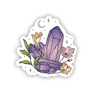 February Birth Stone Amethyst  Precision Cut Decal