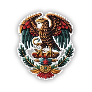 Pride Eagle Shield   Precision Cut Decal
