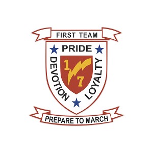 1st Battalion 7th   Precision Cut Decal