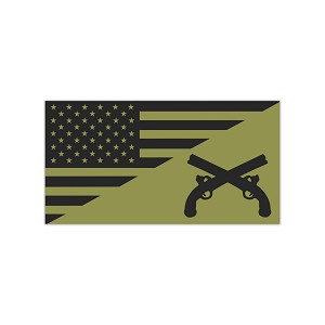 Army Flag Military Police  Precision Cut Decal