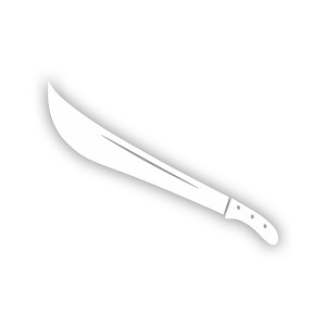 Machete  Precision Cut Decal