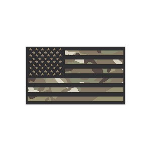 Camo USA Flag   Precision Cut Decal