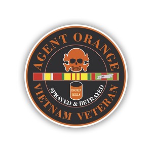Vietnam Vet Agent Orange Sprayed and Betrayed  Precision Cut Decal